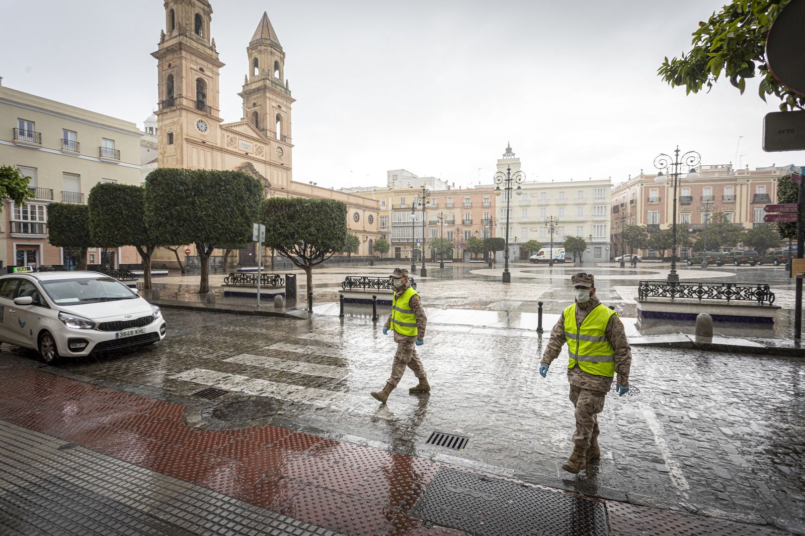 Presencia de ila Infanteria de Marina en Cádiz