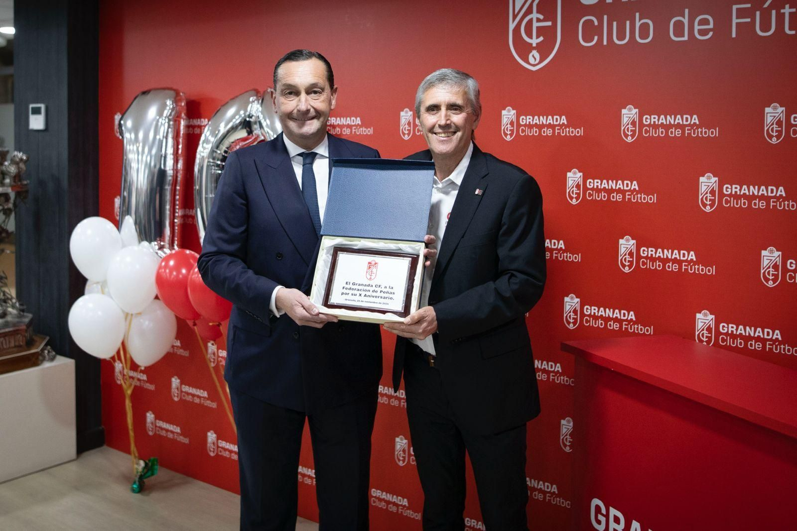 La Federación de Peñas del Granada CF celebra su décimo aniversario