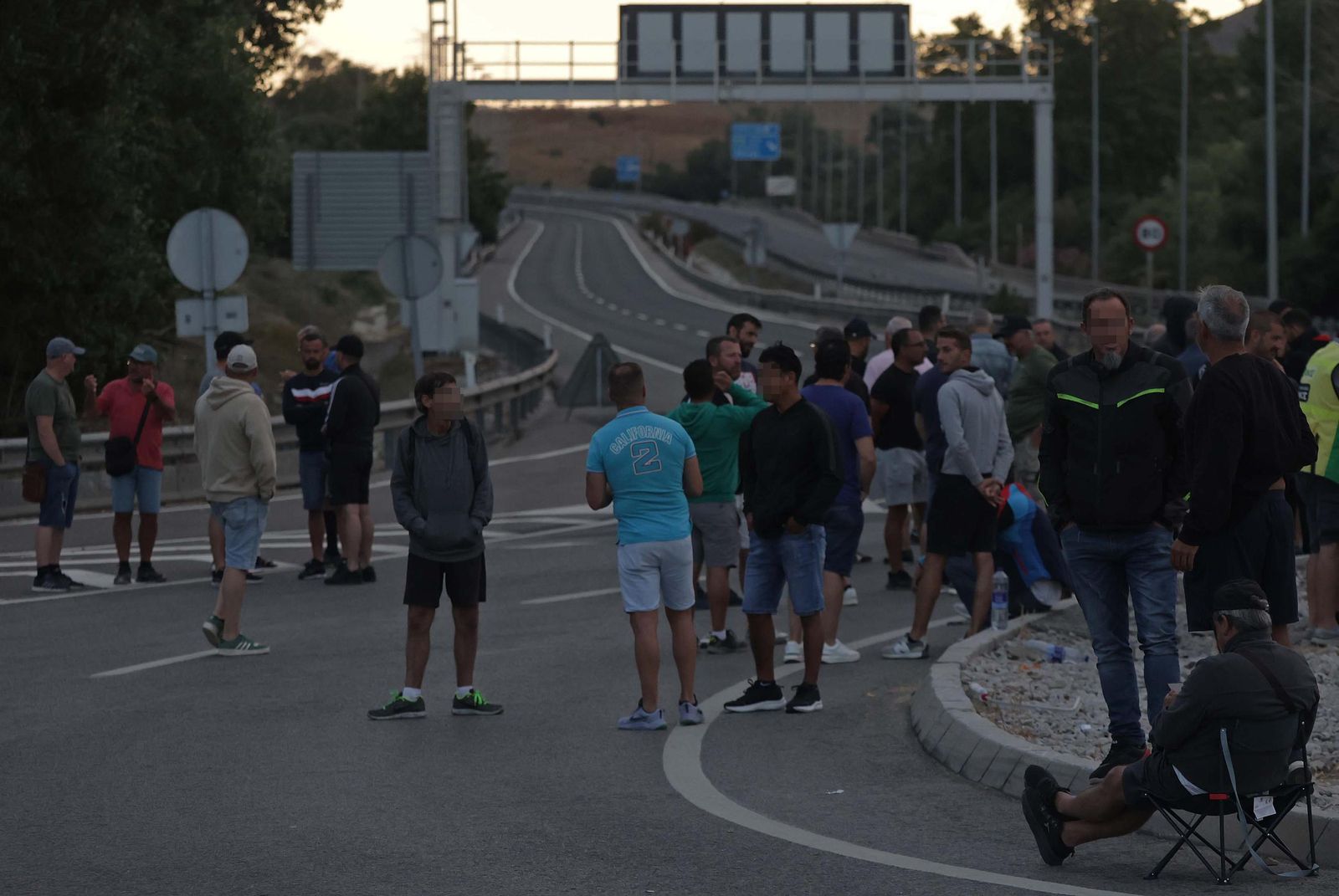 Fotos de la jornada del miércoles de la huelga del metal en el Campo de Gibraltar