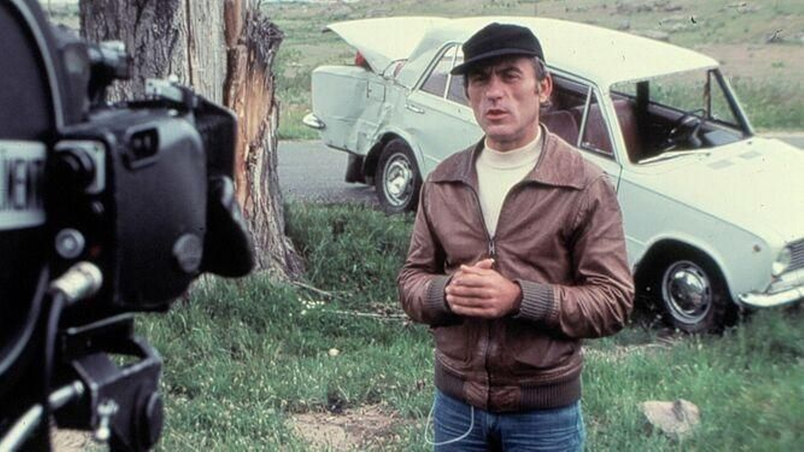 Paco Costas en pleno aparatoso rodaje de 'La segunda oportunidad'