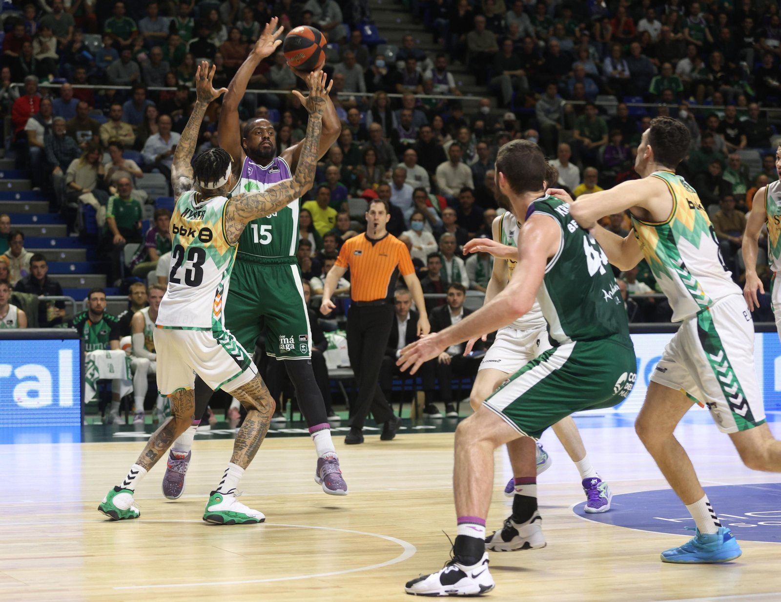El Unicaja - Bilbao Basket, en fotos