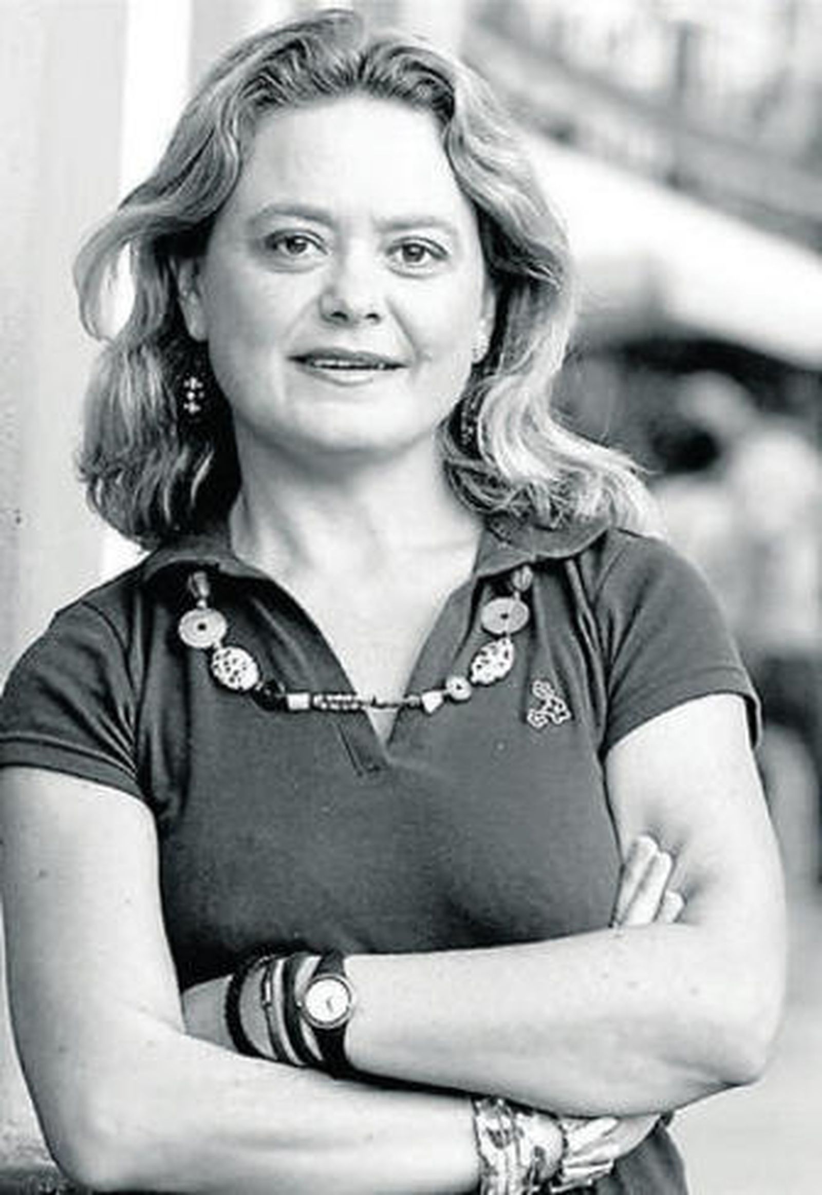 La bloguera Blanca Flores.