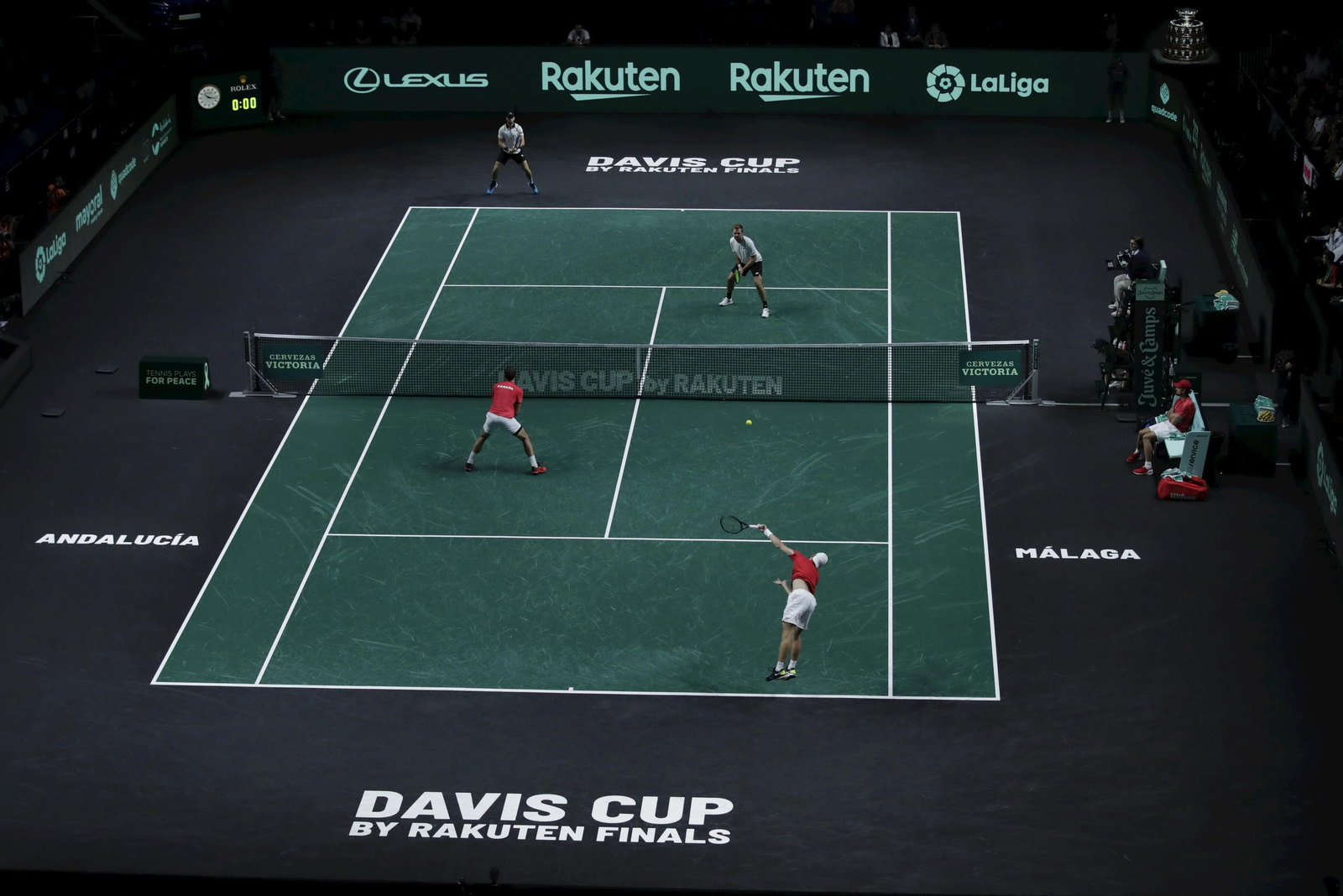 Imagen de la Copa Davis el año pasado. Imagen de la Copa Davis el año pasado.