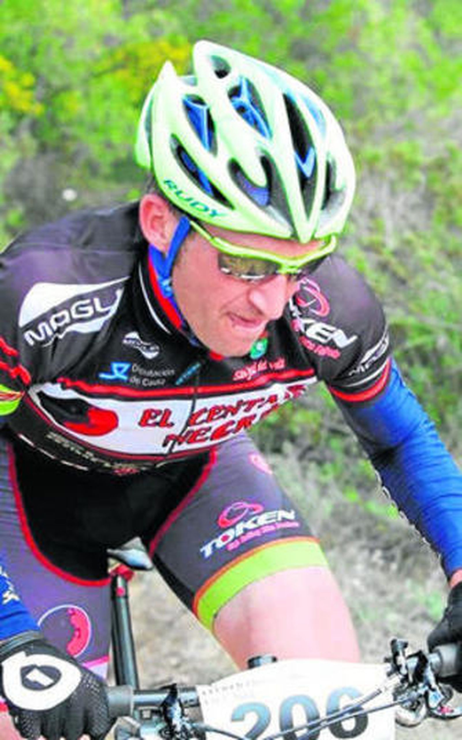 Javier Estrada, durante una de las pruebas de este año.