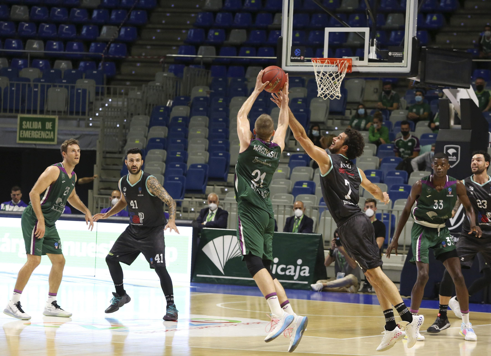 Los cinco años de Adam Waczynski en el Unicaja, en fotos