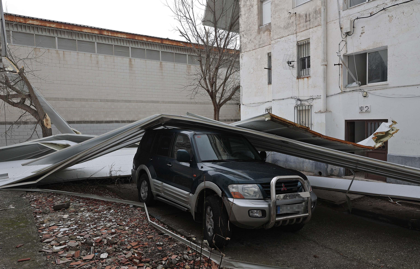 Fotos de los daños del temporal Karlotta en Algeciras