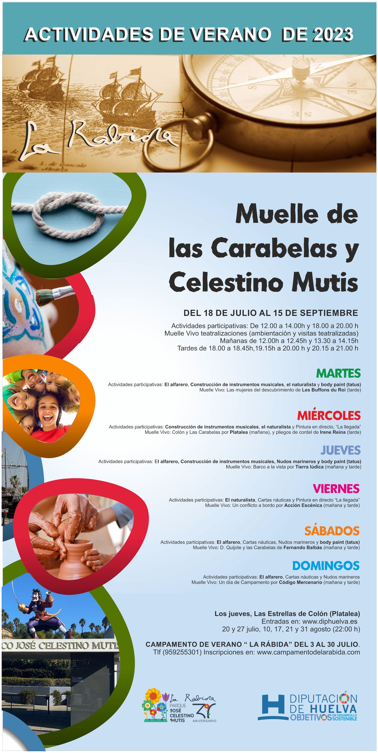 Cartel de actividades.
