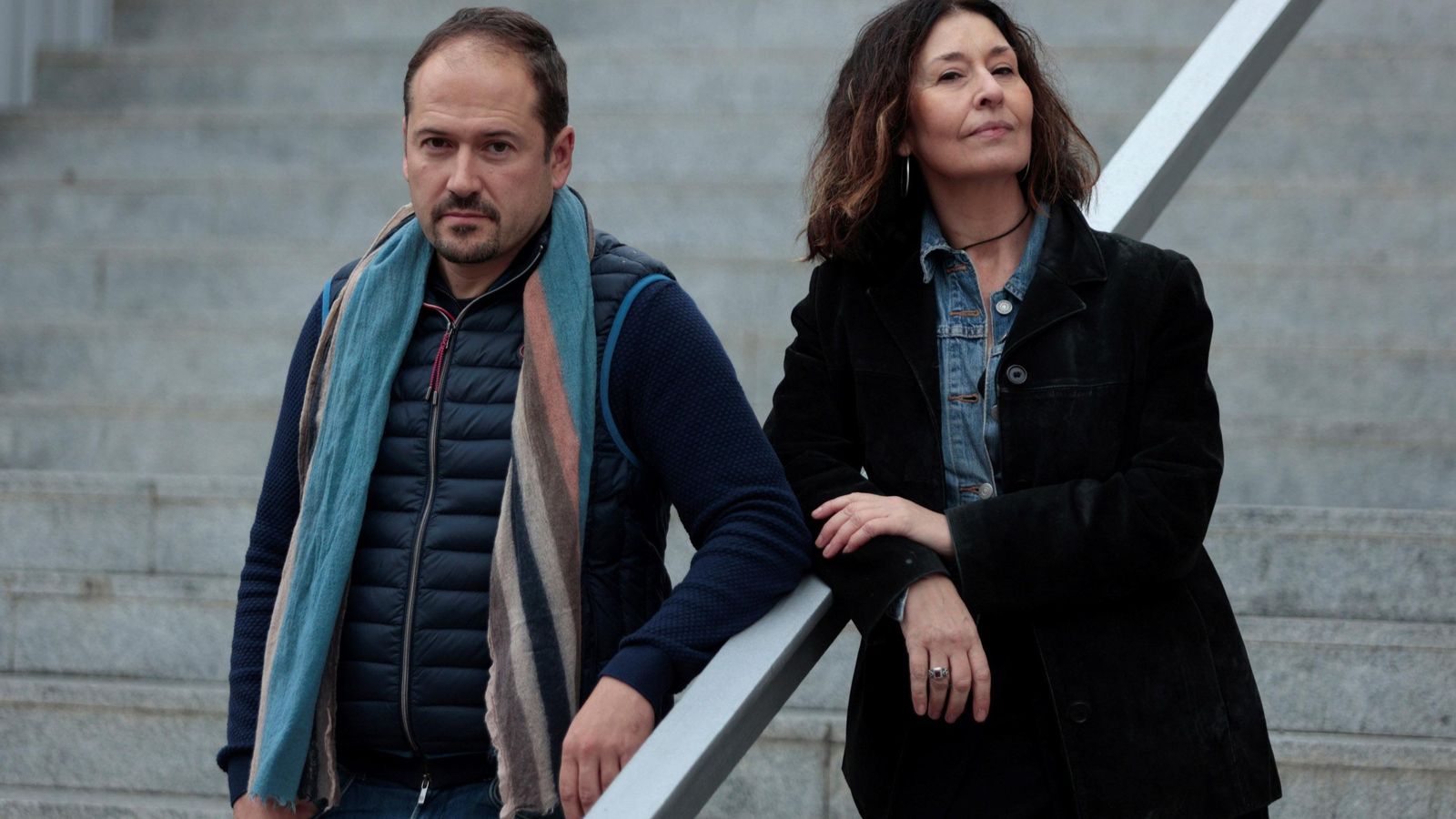 Carmen Martínez-Pierret e Israel Fausto en otra foto para esta entrevista