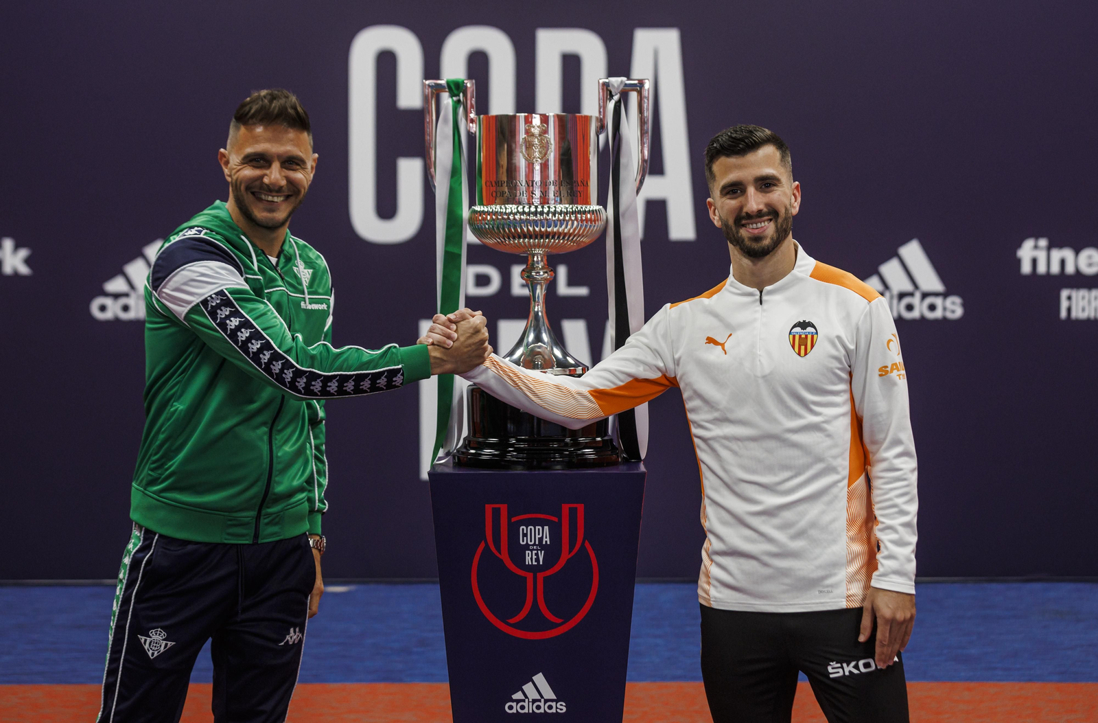 Betis - Valencia | La final de la Copa del Rey se ambienta pese a la lluvia