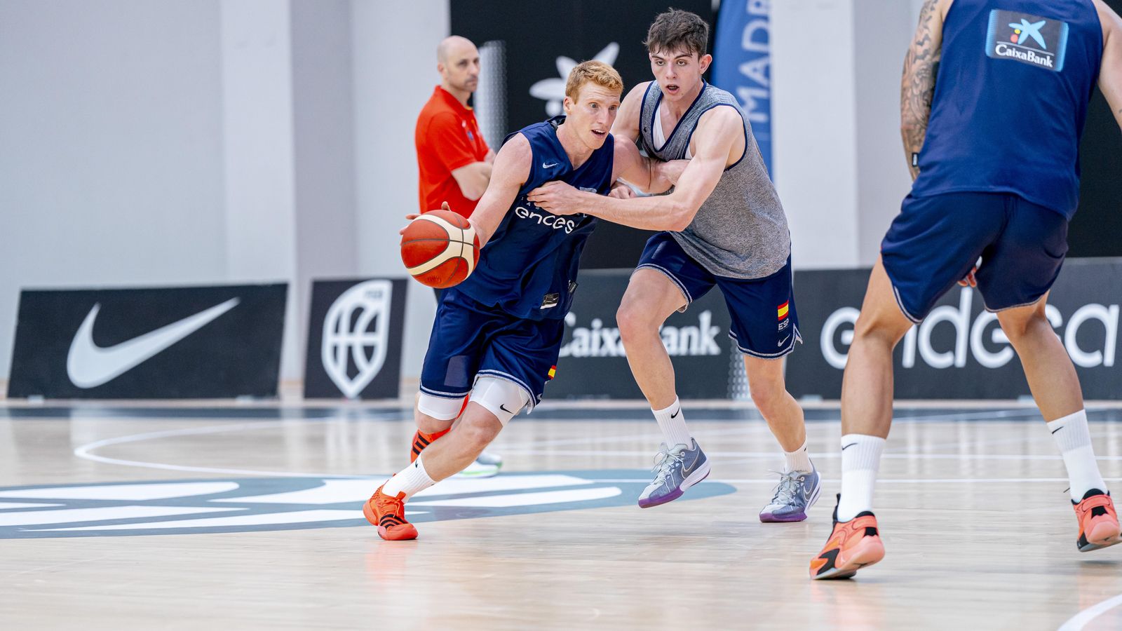 La selección española sigue trabajando en Madrid La selección española sigue trabajando en Madrid