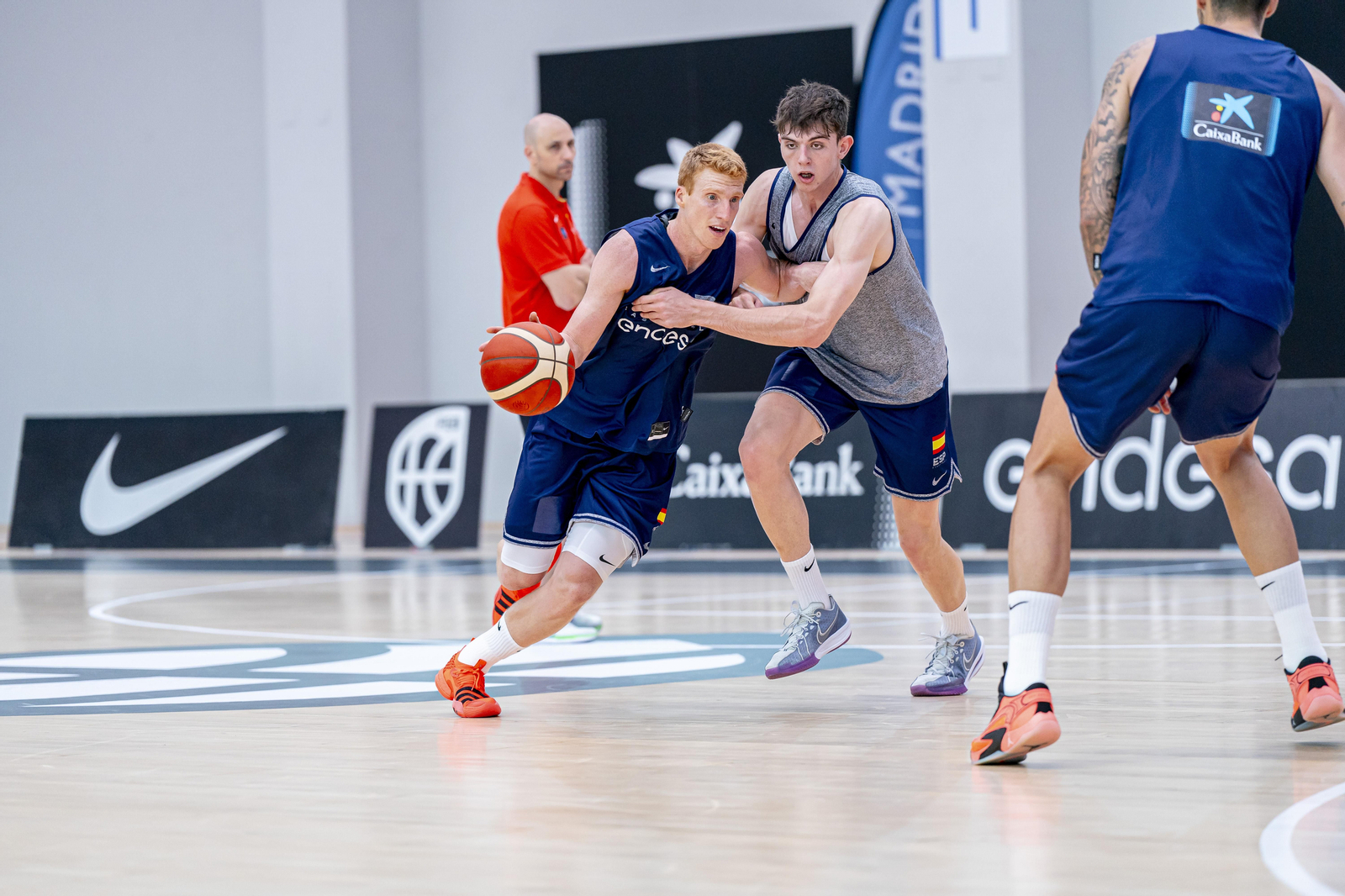 La selección española sigue trabajando en Madrid La selección española sigue trabajando en Madrid