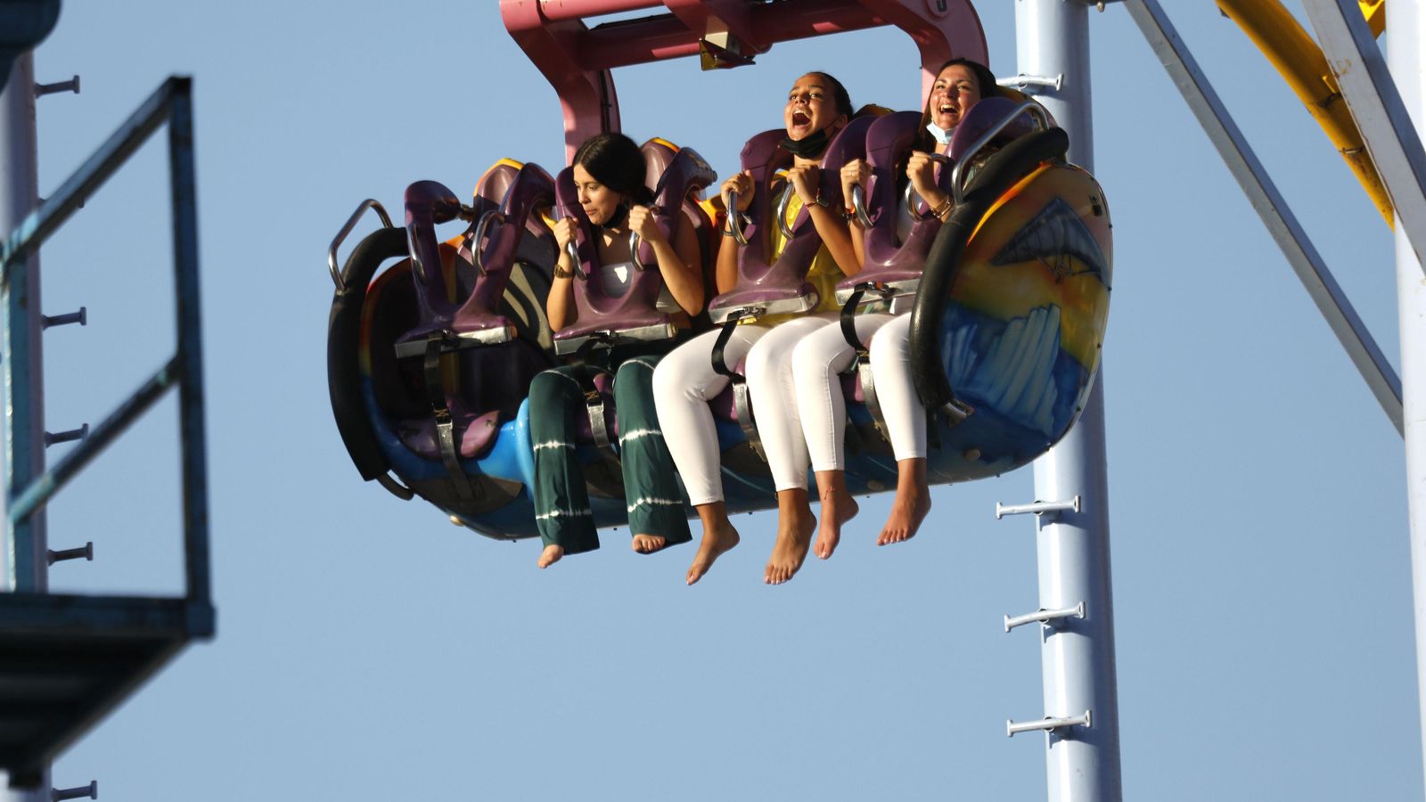 Una de las atracciones en Algeciras.