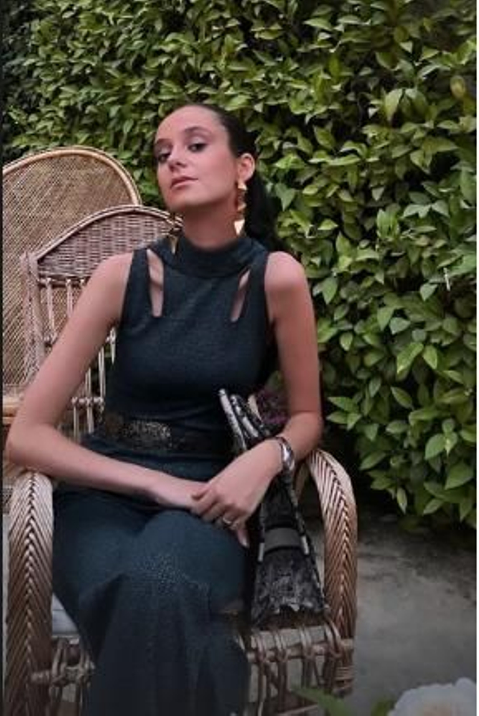 Victoria Federica en la fiesta previa al desfile de Dior en Sevilla.