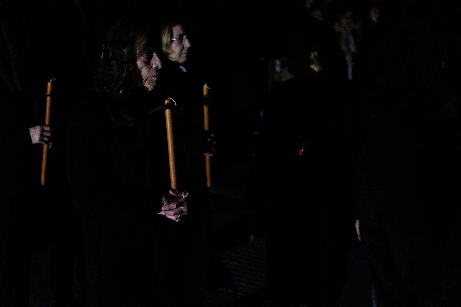 Las imágenes de la cofradía de la Buena Muerte en la Semana Santa de Cádiz 2023