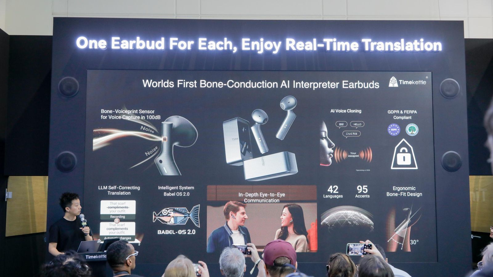 Presentación de Timekettle en IFA 2025