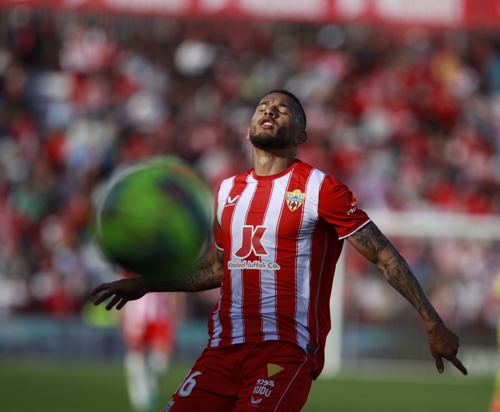 Imágenes de la derrota de la U.D. Almería ante el Villarreal por 0 a 2