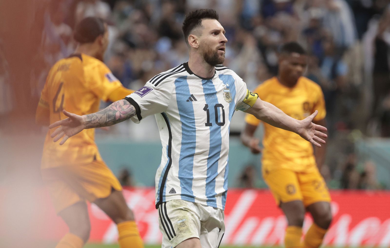 Las imágenes del Países Bajos - Argentina en los cuartos de final del Mundial de Qatar