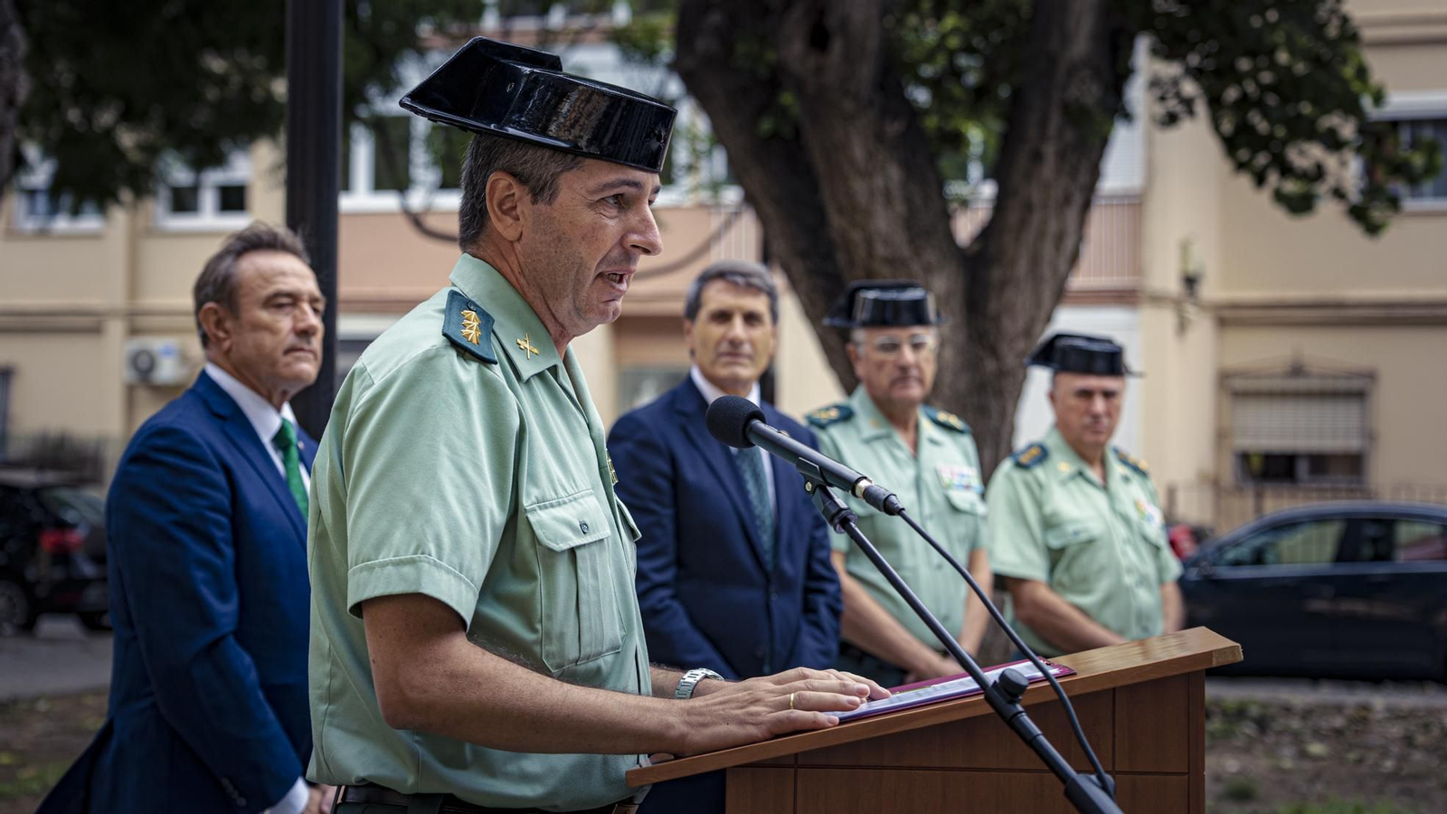 Las imágenes de la inauguración Casa del Veterano de la Guardia Civil en Cádiz