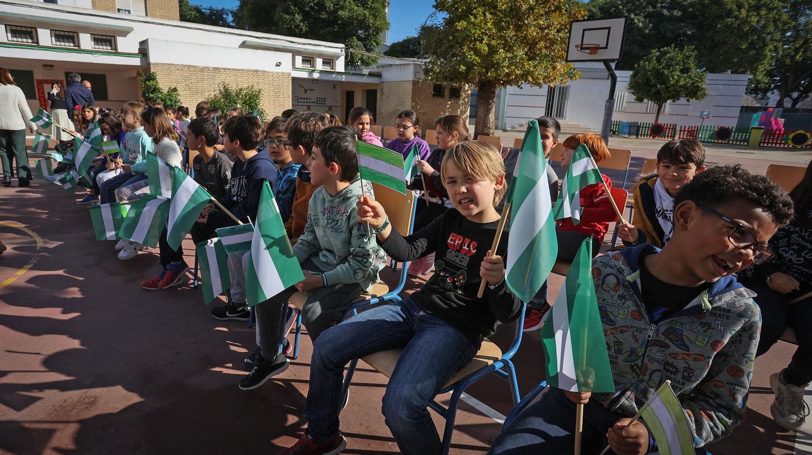 Actos por el Día de la Bandera de Andalucía en CEIP Pío XII