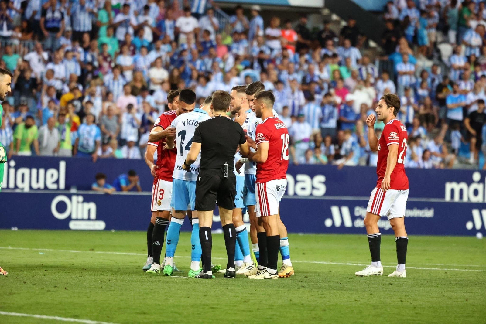 El Málaga CF-Nàstic, en fotos