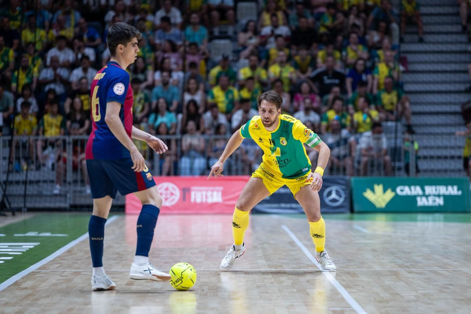 El triunfo del Barça ante el Jaén FS en el Olivo Arena