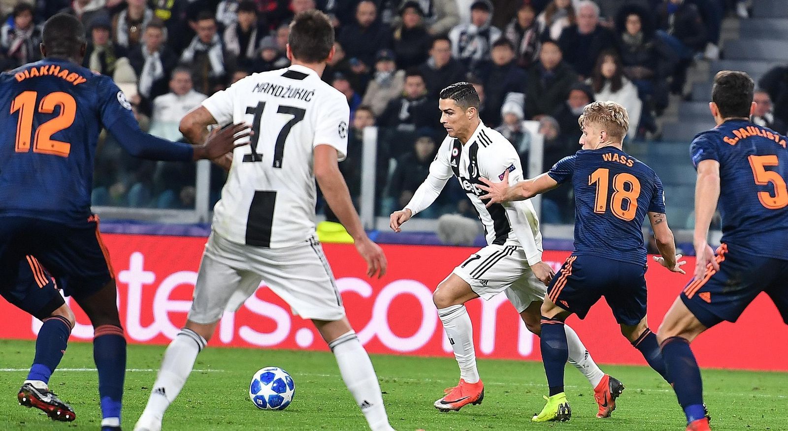 Las imágenes del Juventus-Valencia