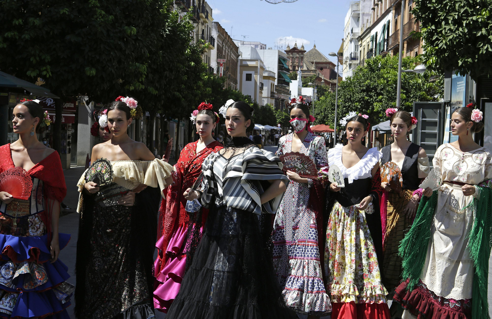 Moda flamenca para la Velá de Santa Ana