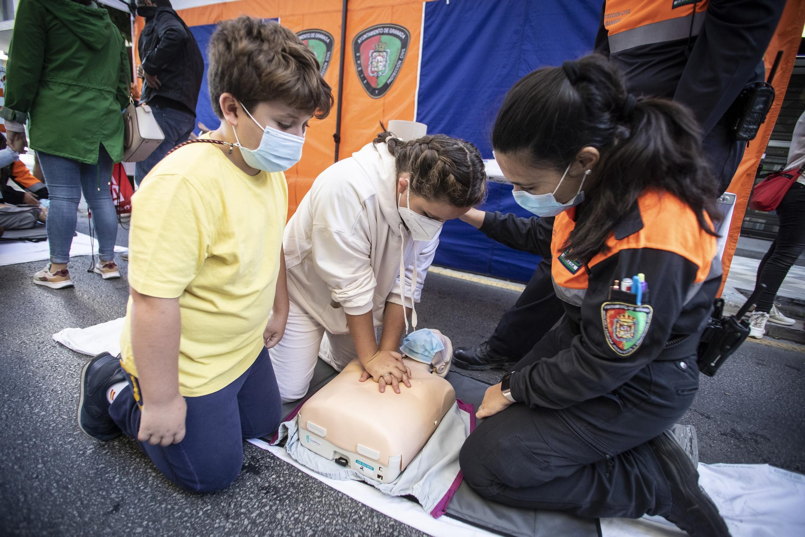 Fotos: La vuelta del Día sin Coche de Granada en imágenes