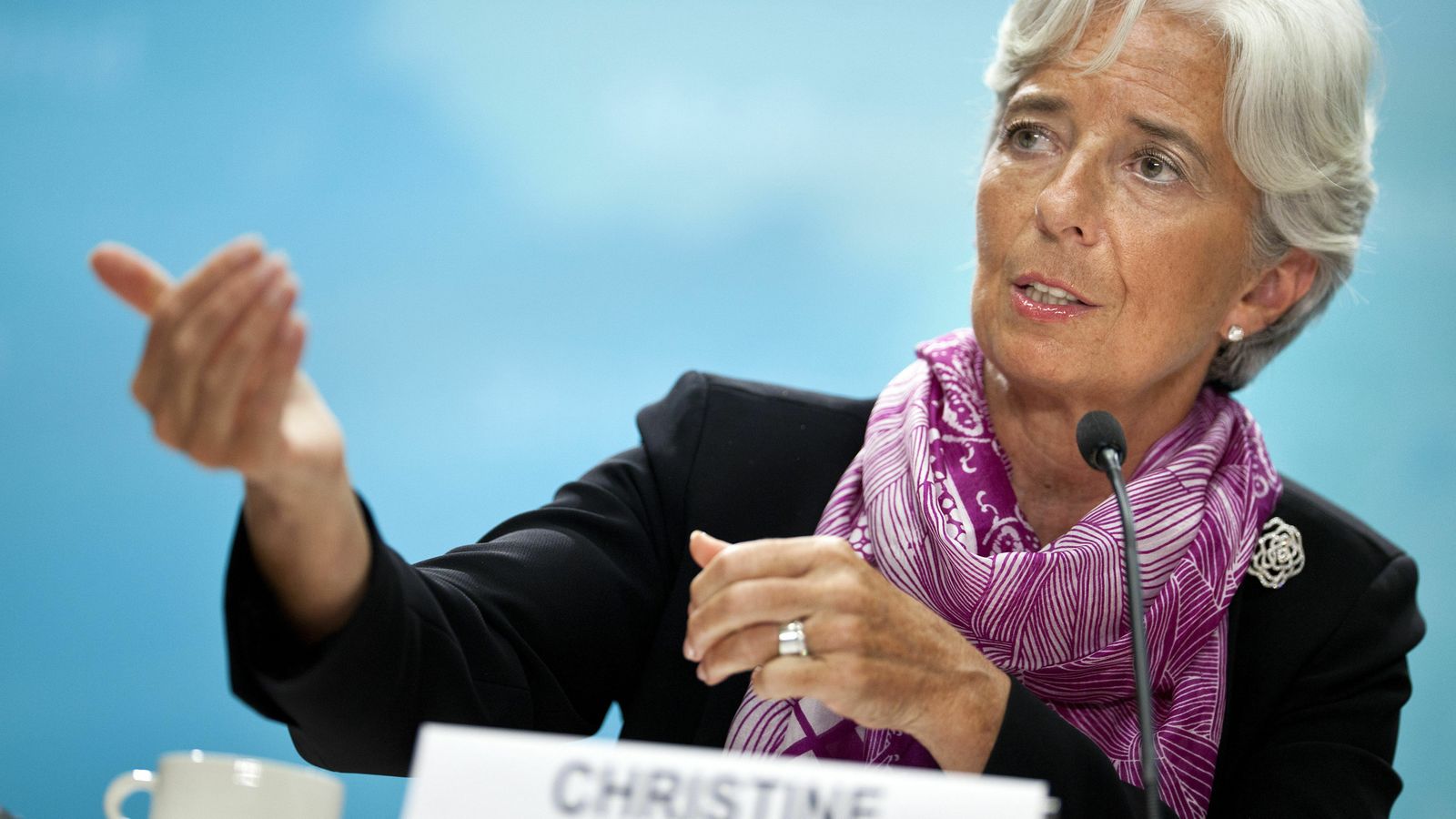 Christine Lagarde.