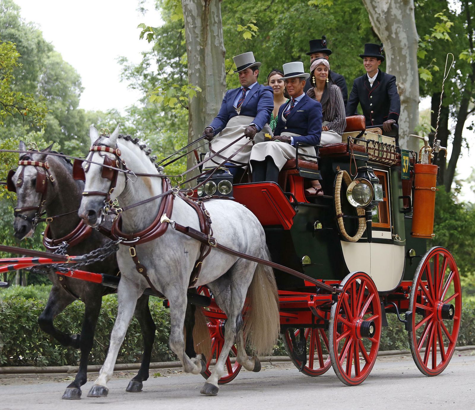 El concurso de enganches, en imágenes