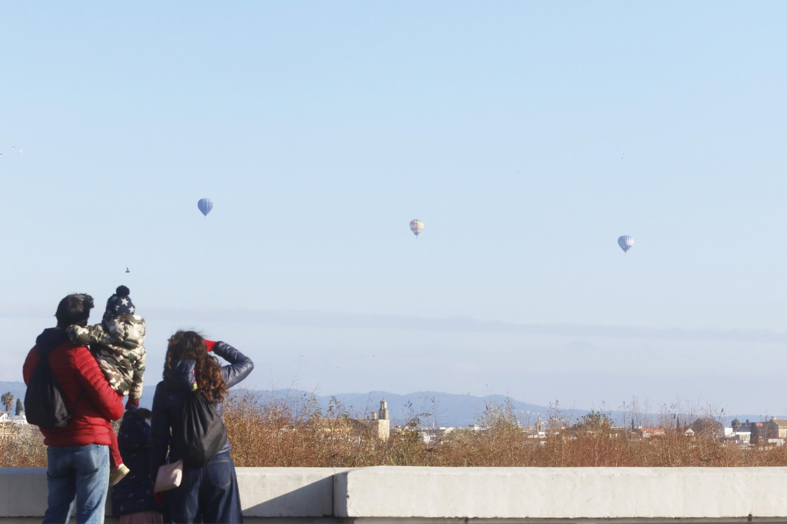 La Cabalgata en globo de los Reyes Magos en Córdoba