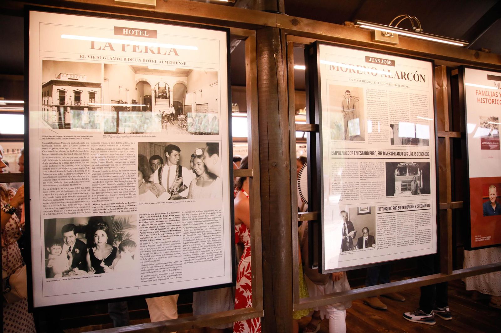 Imágenes del museo a los grandes empresarios y familias históricas de Almería