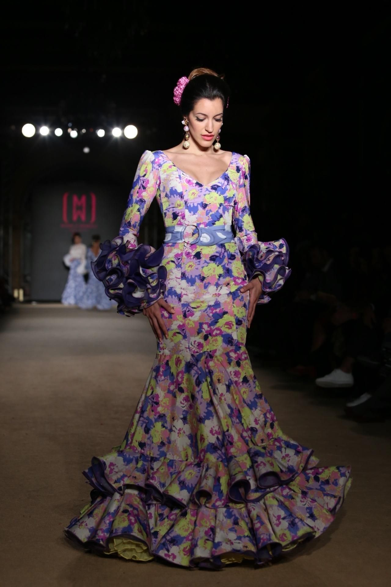 Los trajes de flamenca de flores que han conquistado 2019