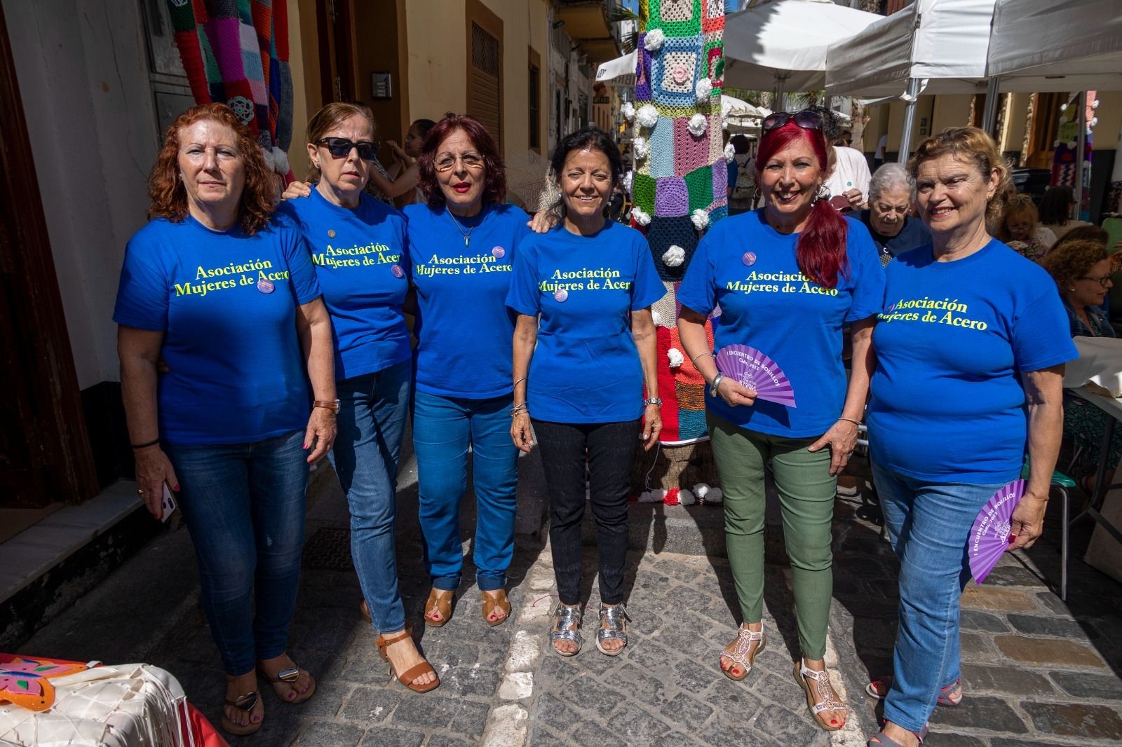 Las imágenes del I Encuentro de Bolillos de la asociación Mujeres de Acero