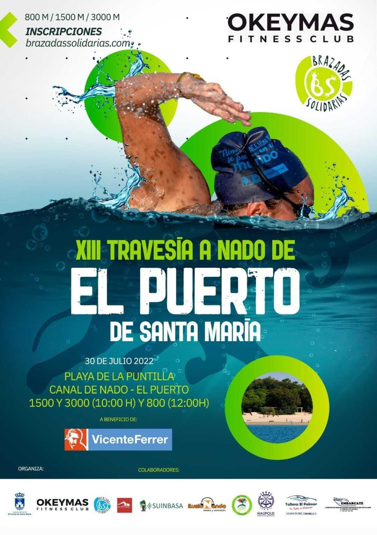 El cartel anunciador del evento deportivo a favor de la Fundación Vicente Ferrer.