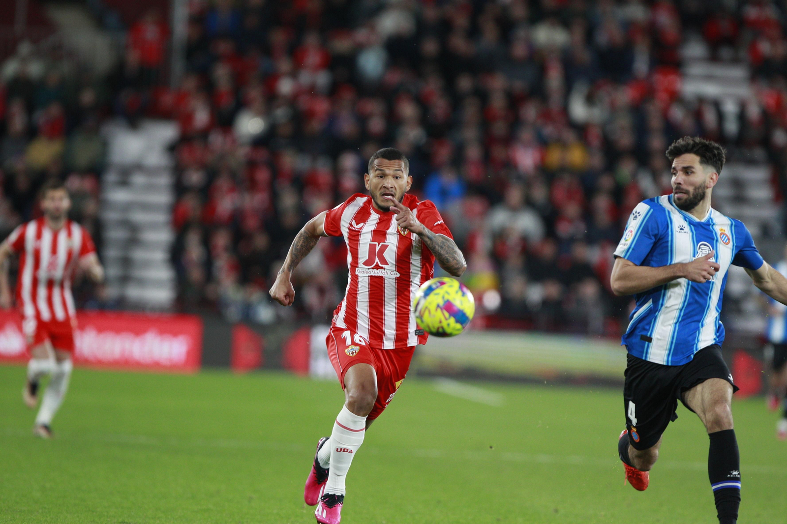 Imágenes del partido U.D. Almería-R.C.D. Espanyol