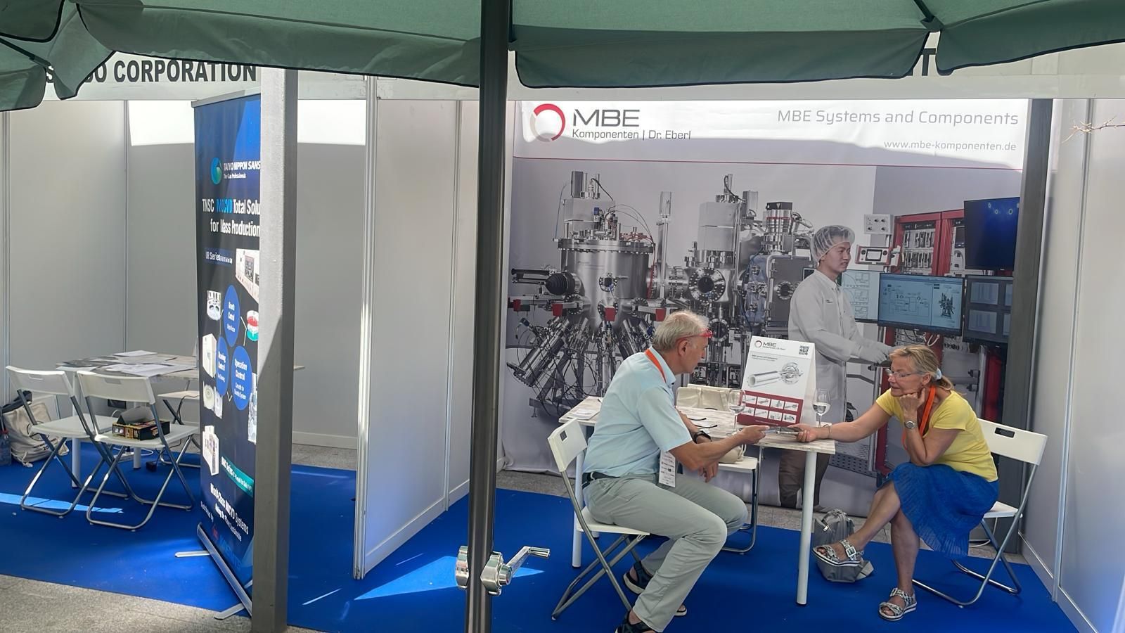 Uno de los estands montados en el congreso de semiconductores. Uno de los estands montados en el congreso de semiconductores.