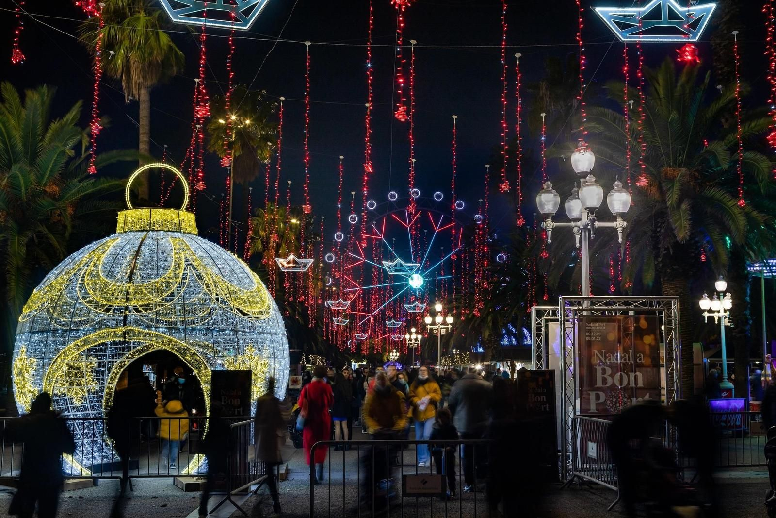 Alumbrado navideño de Ximenez en Barcelona. Alumbrado navideño de Ximenez en Barcelona.