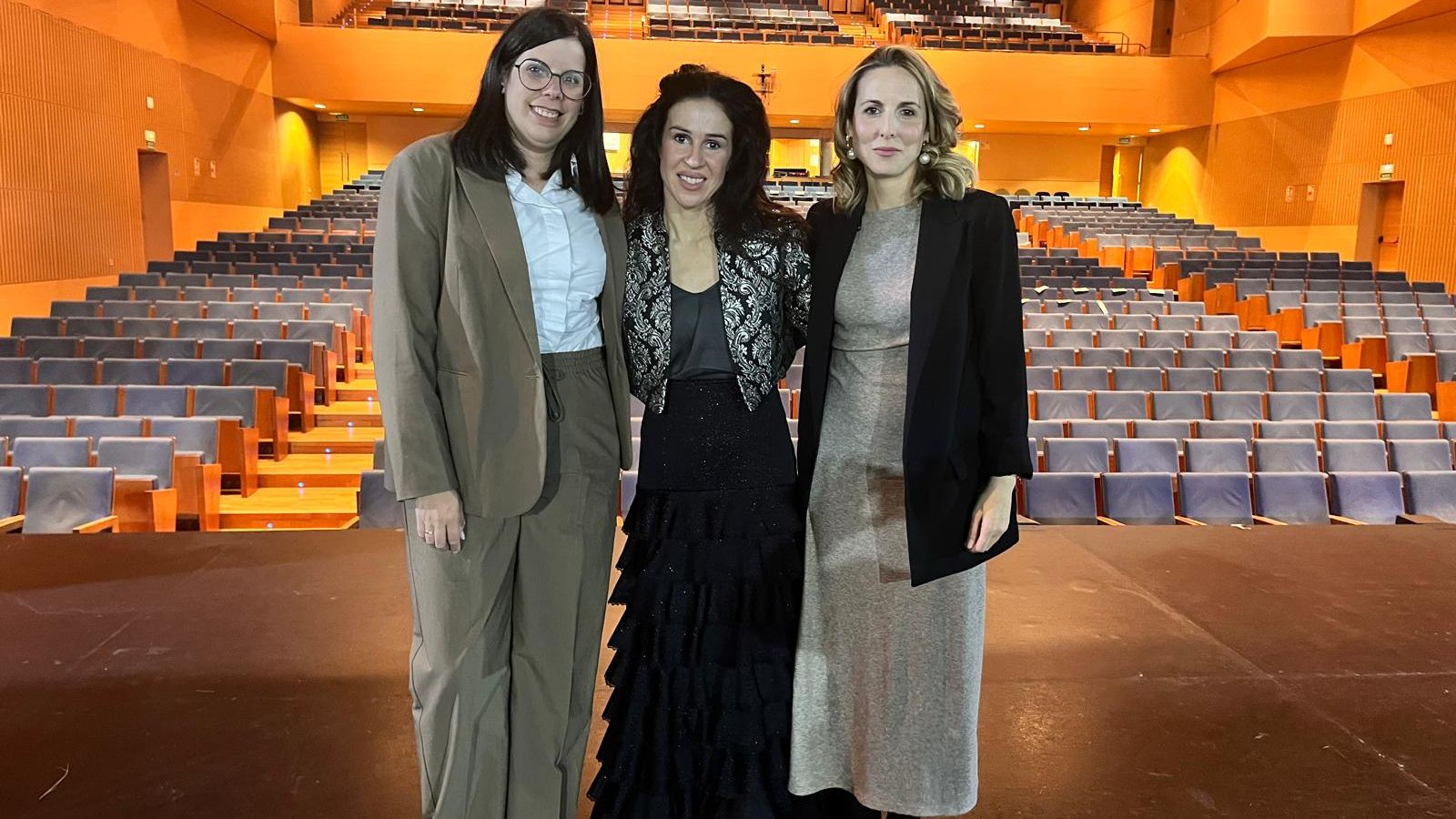Almudena Morales, Rocío Garrido y Elena Gómez.