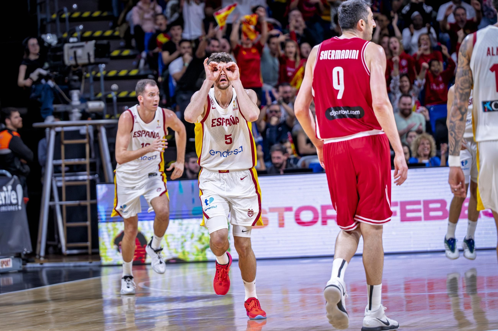 Las fotos del España-Georgia de baloncesto