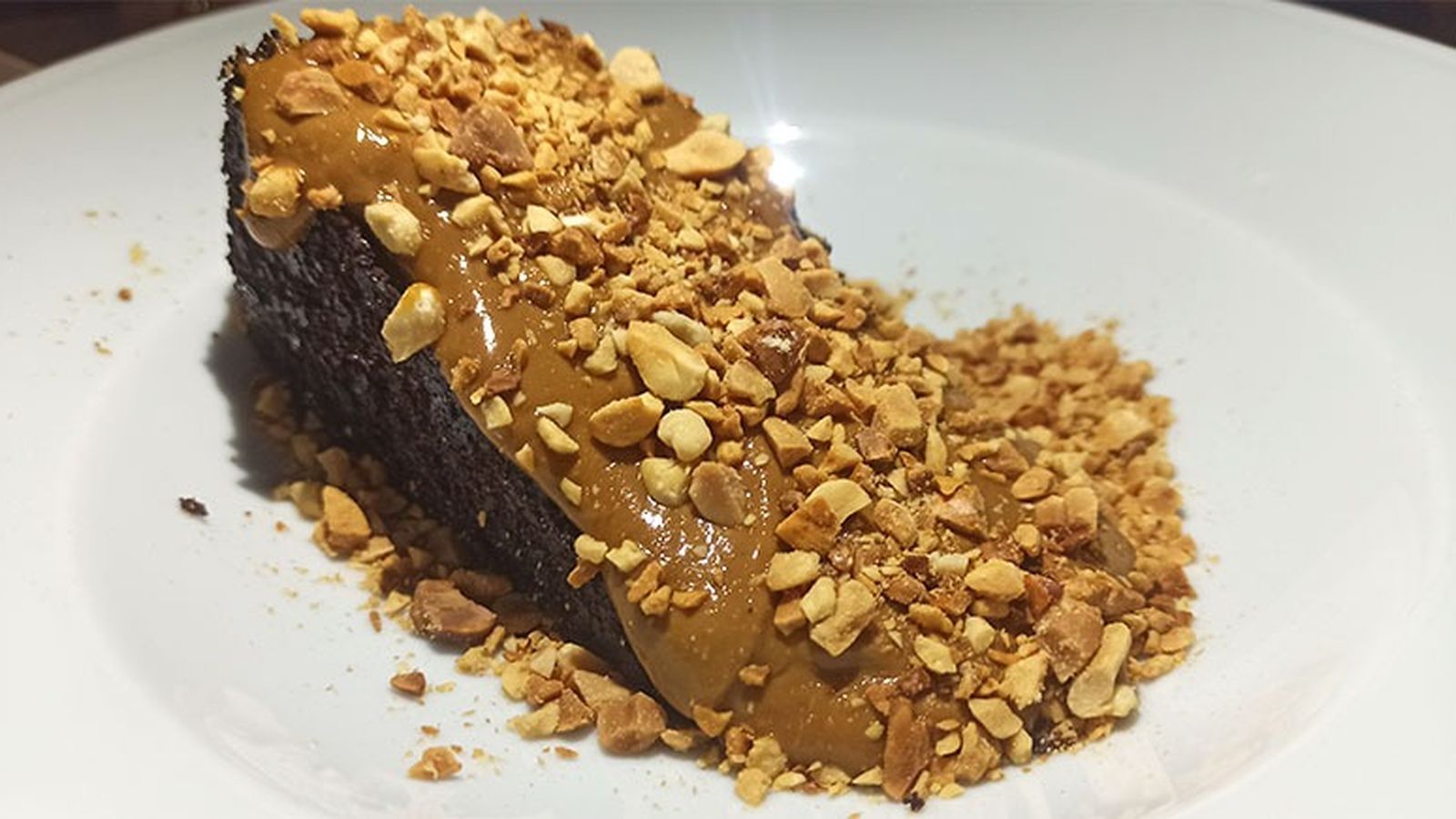 Tarta de chocolate, uno de los postres.