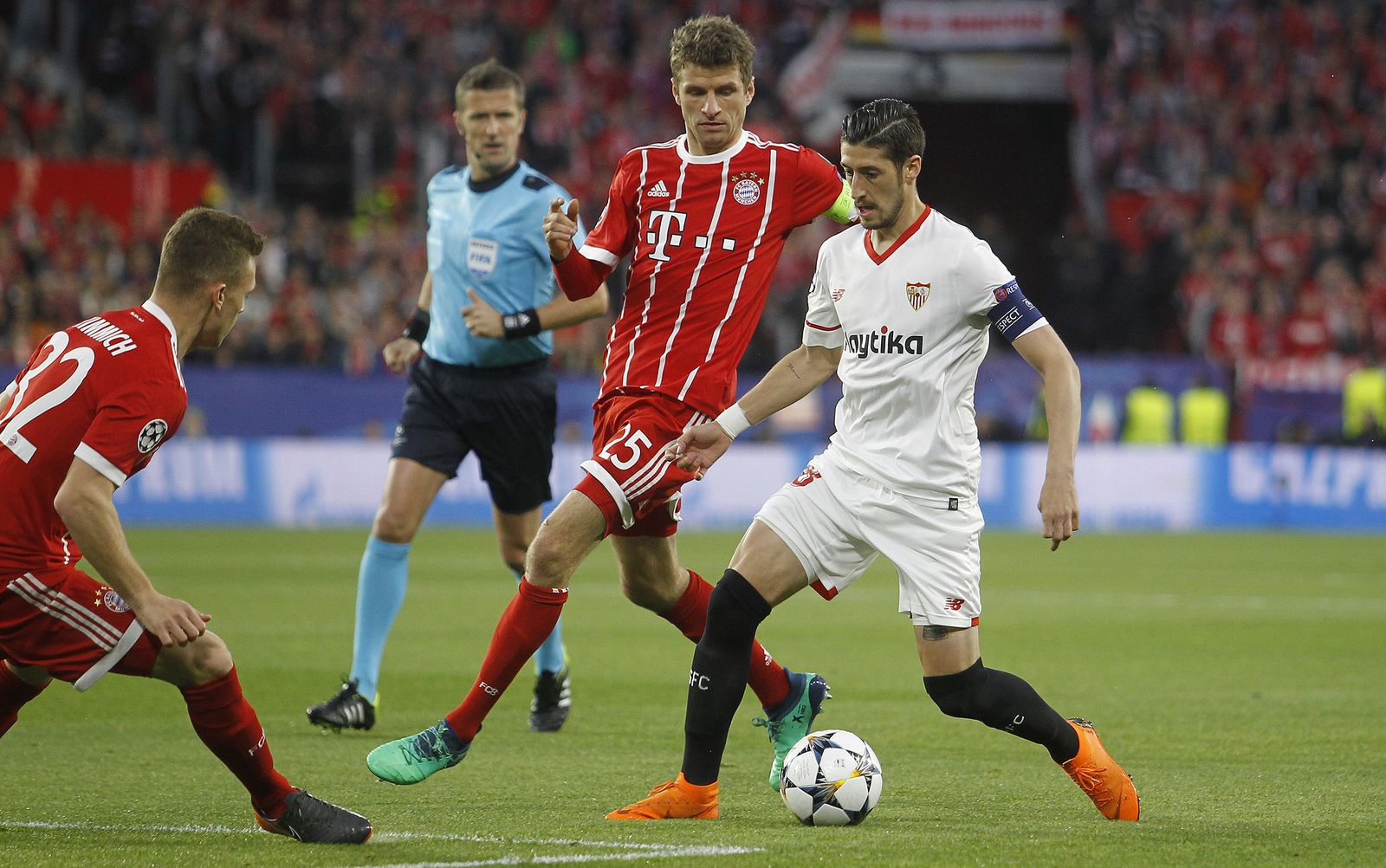 Las imágenes del Sevilla-Bayern Múnich