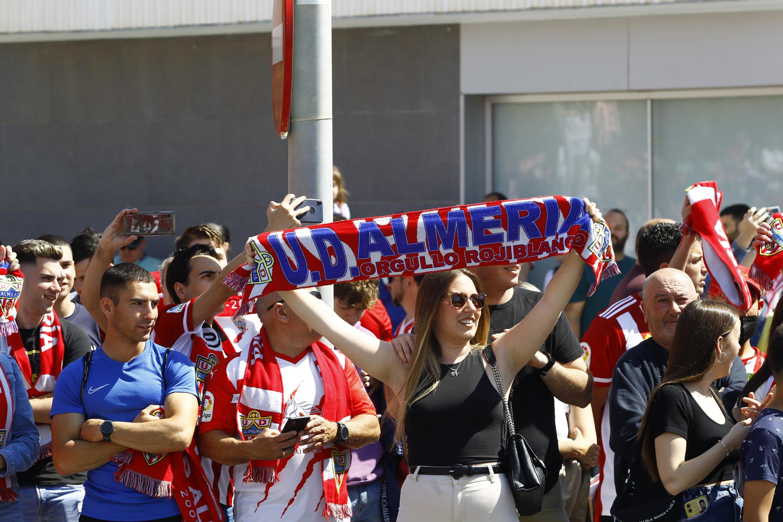 Imágenes del partido U.D. Almería-S.D. Amorebieta