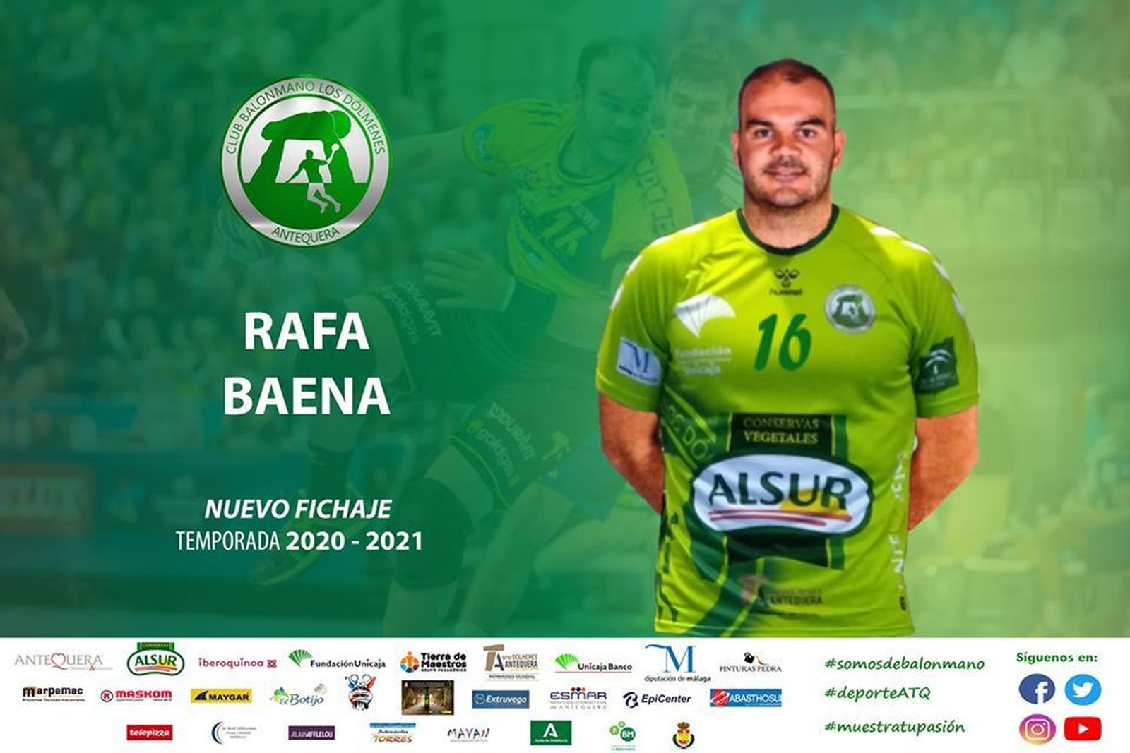 Rafa Baena, nuevo jugador del Conservas Alsur Antequera.
