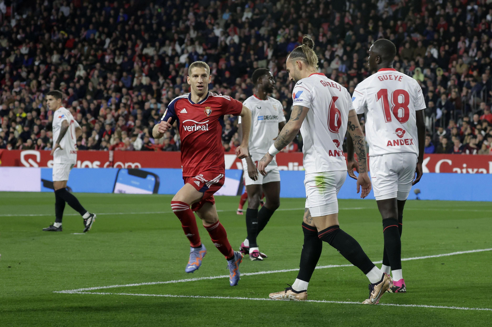 Las imágenes del Sevilla  Osasuna