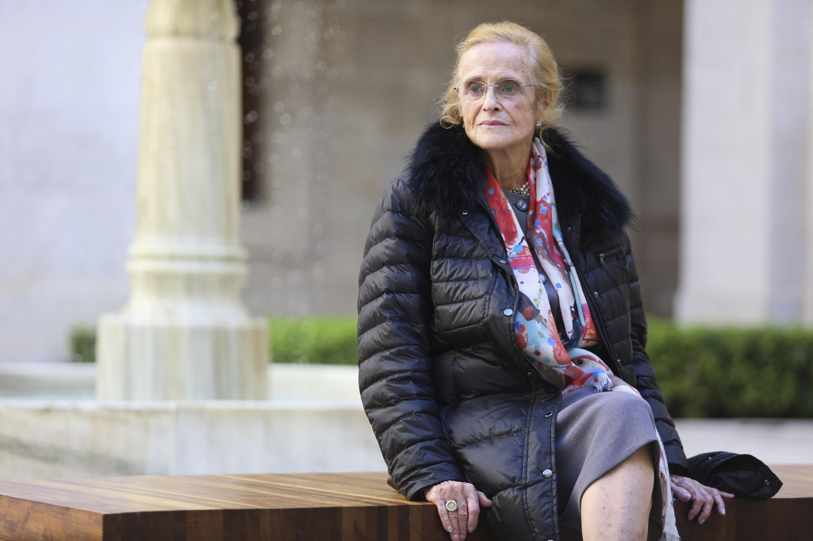 María Victoria Atencia, en el invierno de 2021. María Victoria Atencia, en el invierno de 2021.
