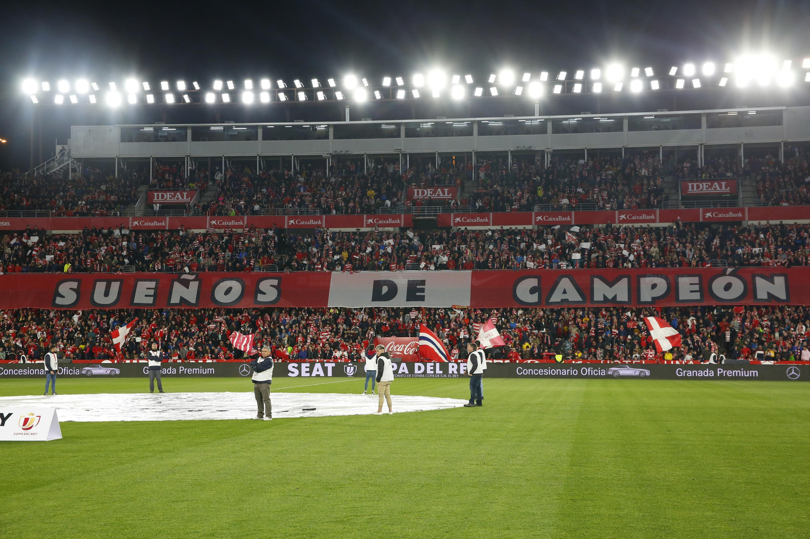 La última vez que Los Cármenes estuvo lleno fue en marzo de 2020.