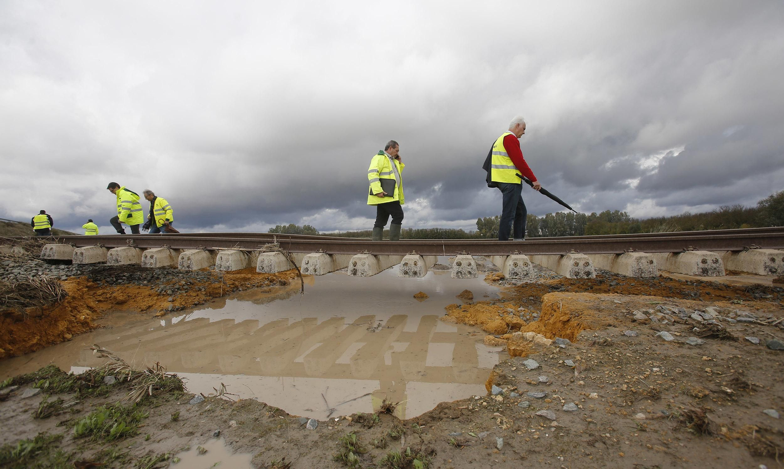 Las imágenes del descarrilamiento del tren en Arahal