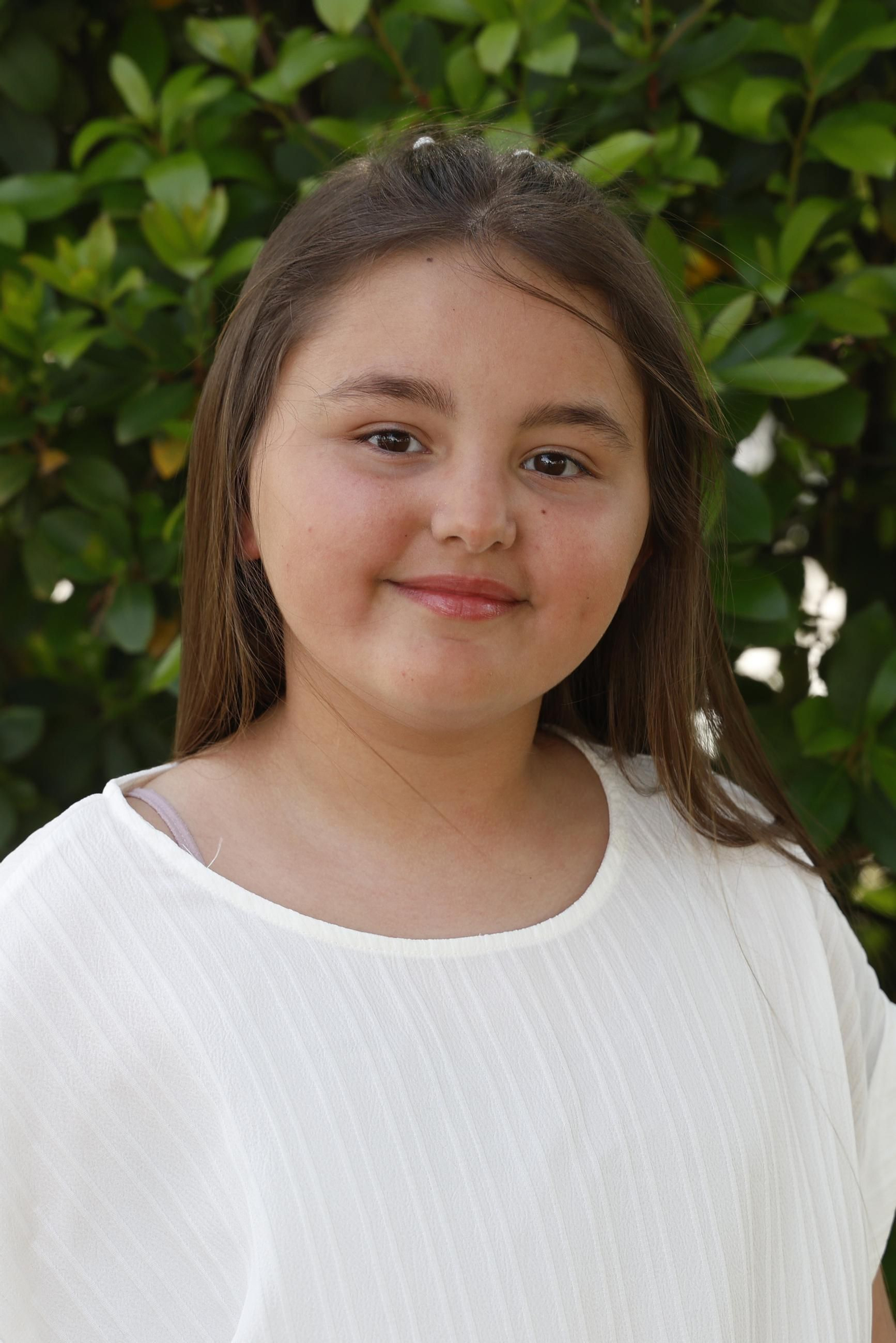 Arabia Aguilar Carou, reina infantil.