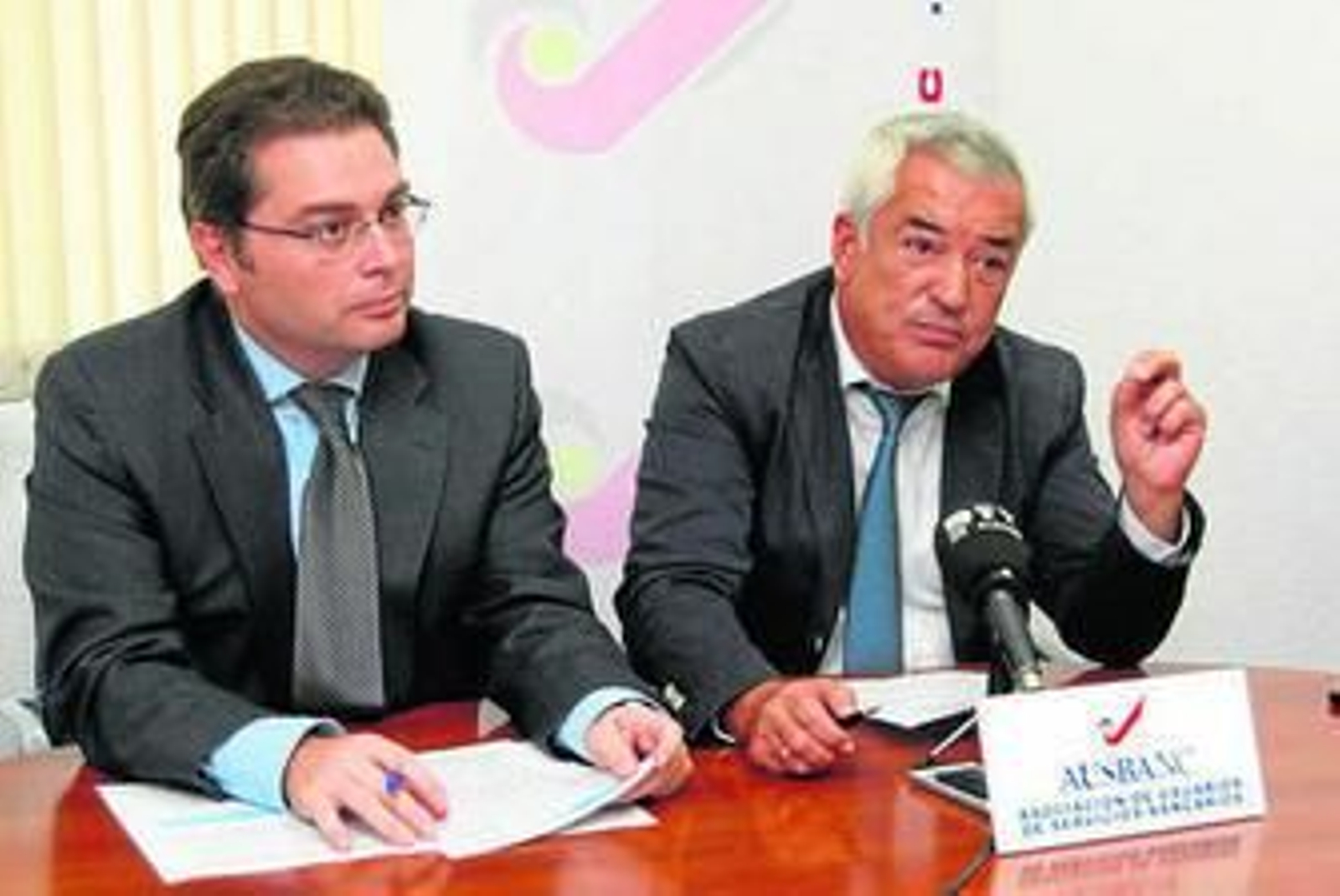 Álvaro González-Astolfi y Luis Pineda, ayer.